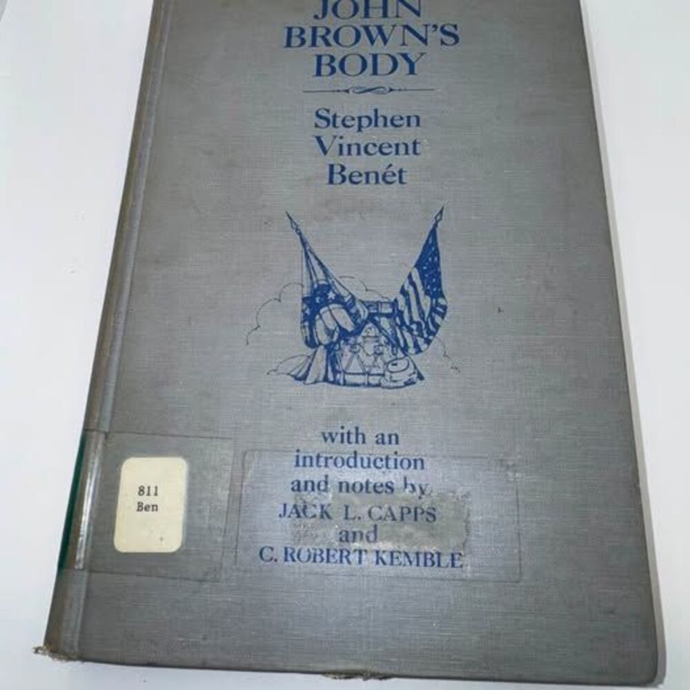 John Brown’s Body by Stephen Vincent Benét 1968 Hardcover Holt Rinehart Winston